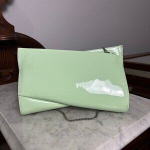Christian Louboutin Loubitwist Studio Mint Patent Shoulder Bag/Clutch